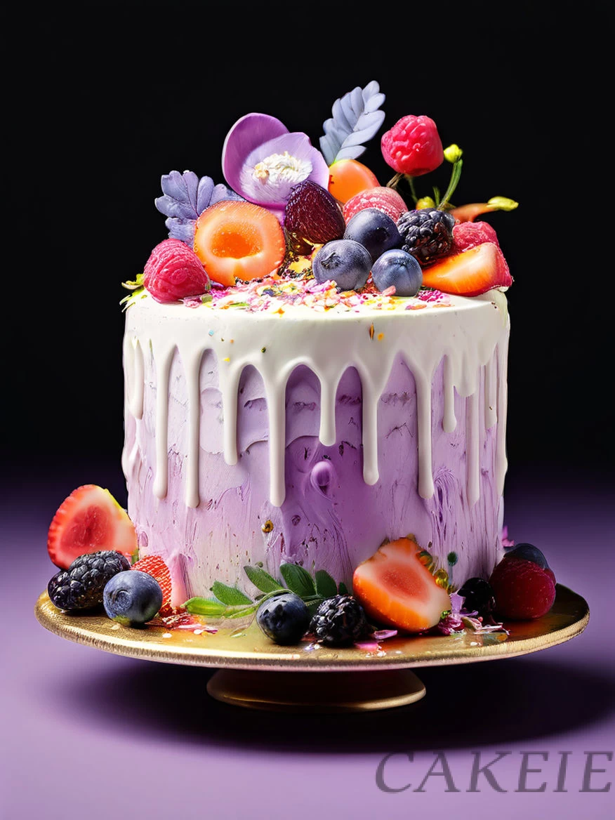 Overloaded Fruit Cake